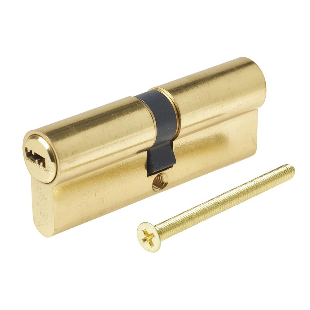 Cilindro de alta seguridad latón 40 x 40 mm yale