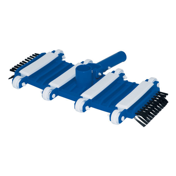 Cepillo flexible con ruedas piscina Blooma