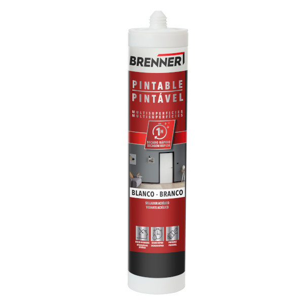 Sellador acrílico secado rápido 280 ml brenner