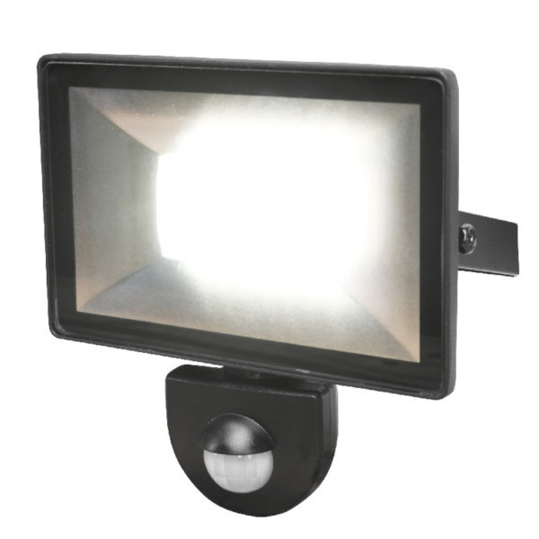 Proyector led 20w negro con sensor