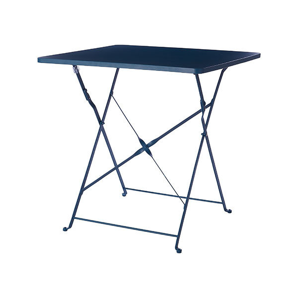 Mesa de jardín plegable 70x70x70cm de acero Saba GoodHome
