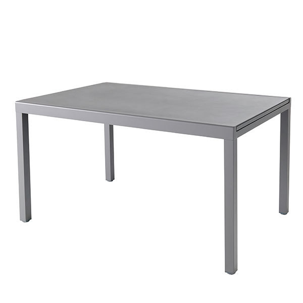 Mesa de jardín extensible 140/200x75x90xcm de aluminio Moorea GoodHome
