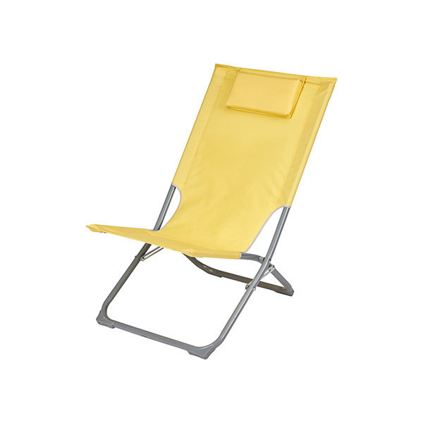 Silla de jardín plegable 51x71cm de acero Curacao