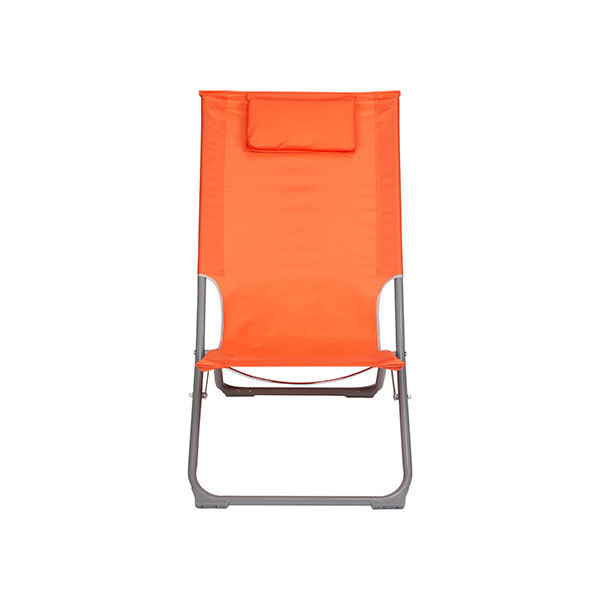 Silla de jardín plegable 51x71cm de acero Curacao