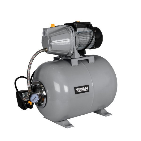 Grupo de Presión 50 L 1100 W Caudal 4600 L/h Titan