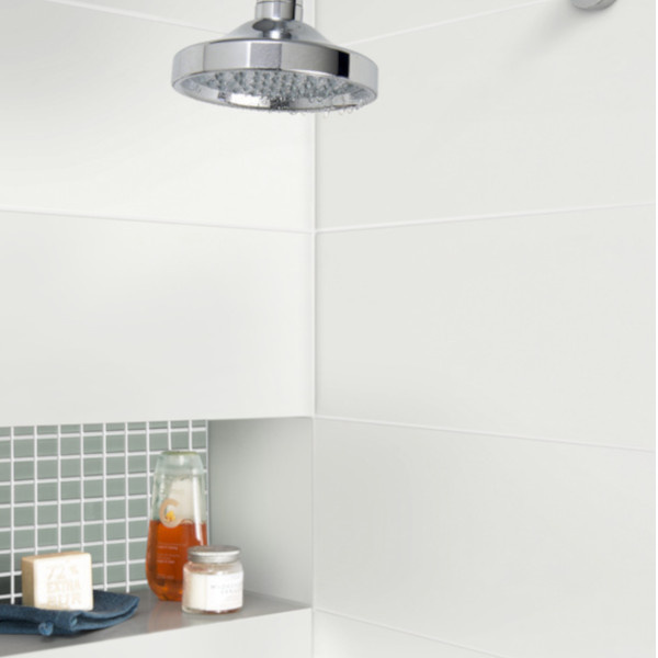 Azulejo blanco mate Crizi 30x60 cm