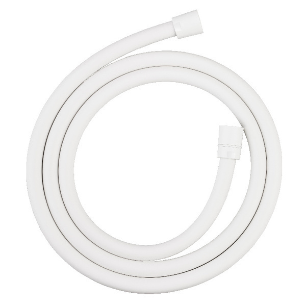 Flexo de ducha de pvc blanco 1,5 m