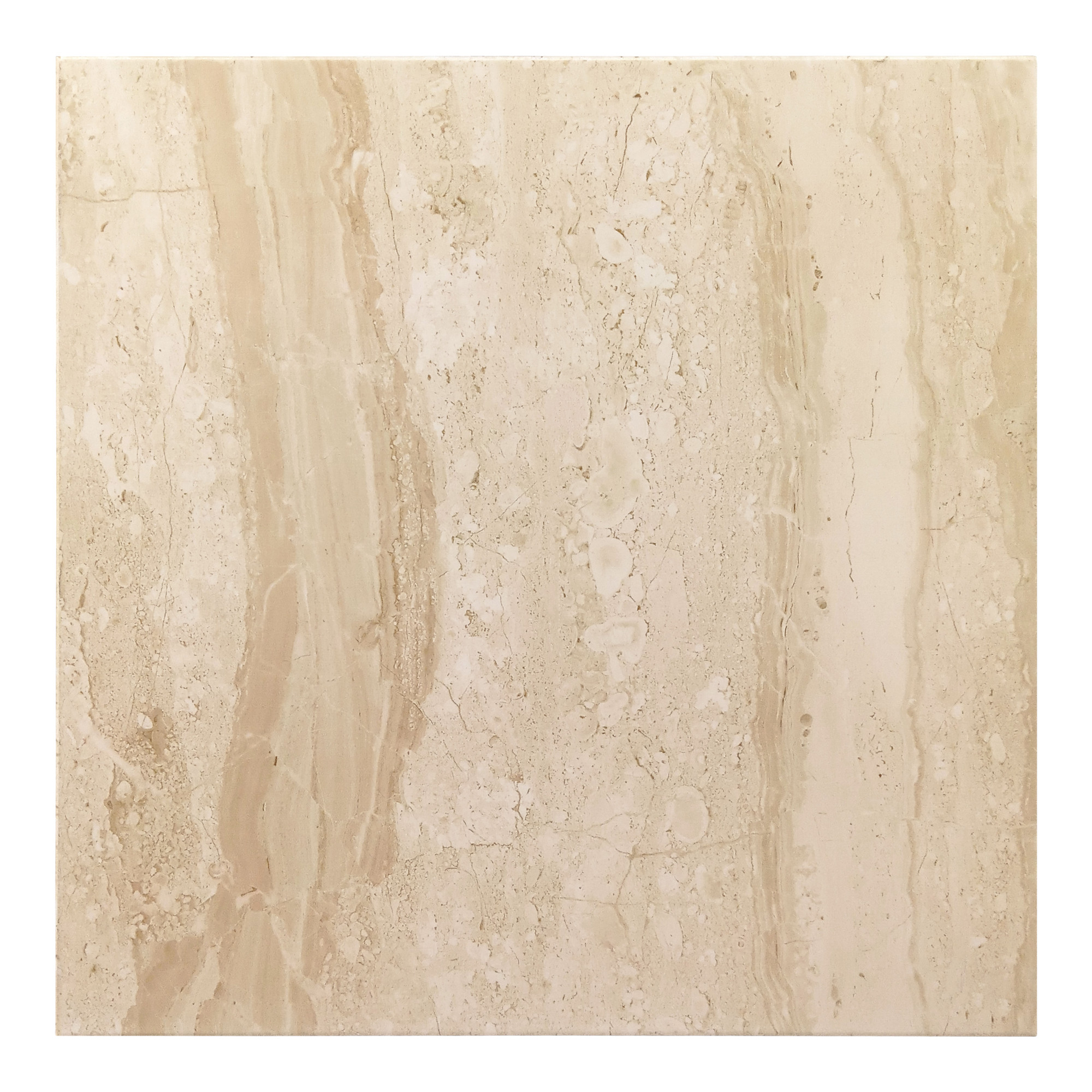Suelo cerámico piedra beige 45x45cm Travertino