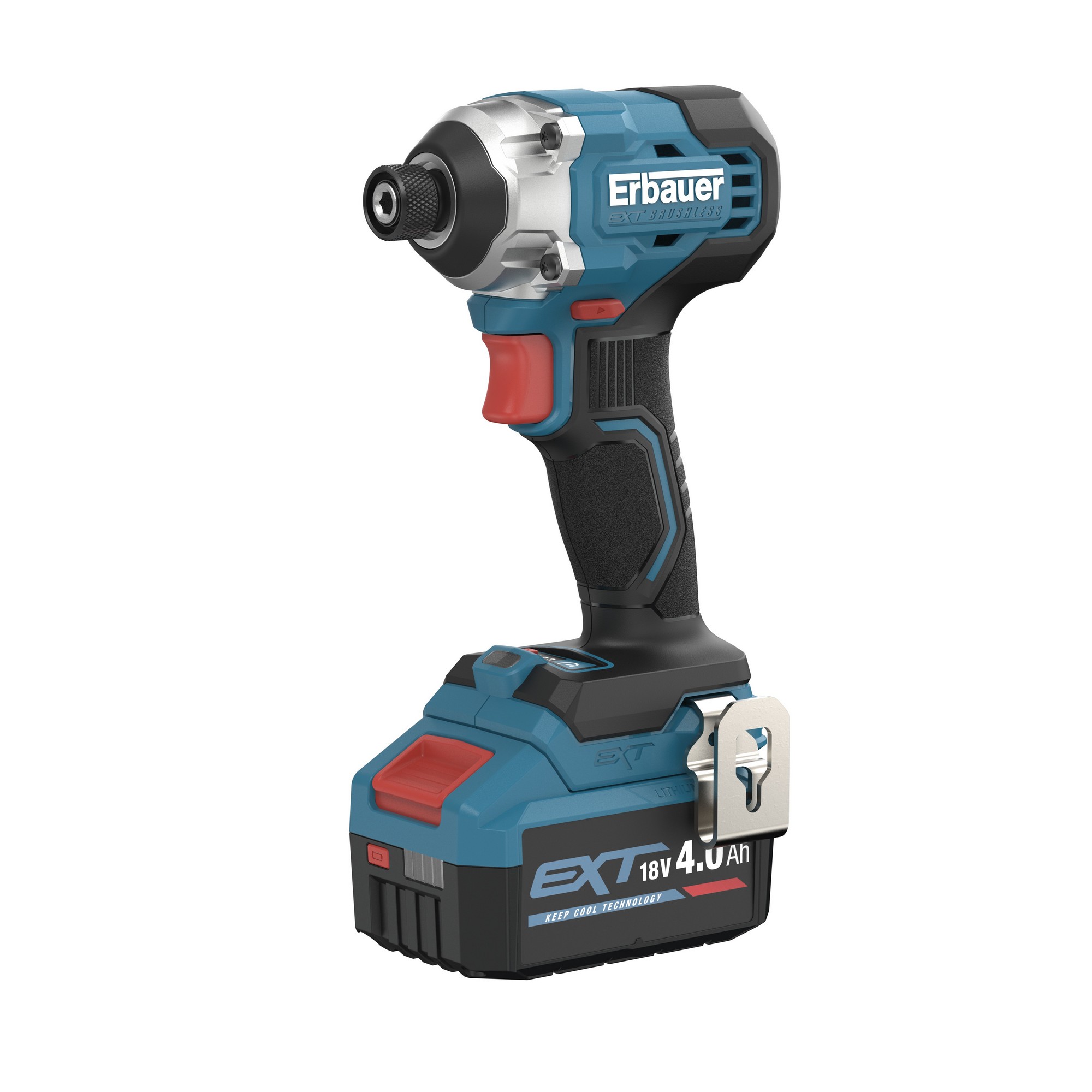 Atornillador impacto 18V Compact 180Nm Brushless 1x4Ah Erbauer