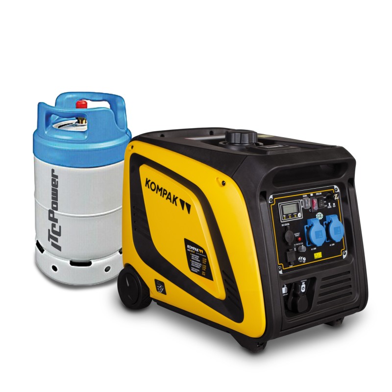 Kgg39ei-df generador dual fuel inverter 3800w kompak