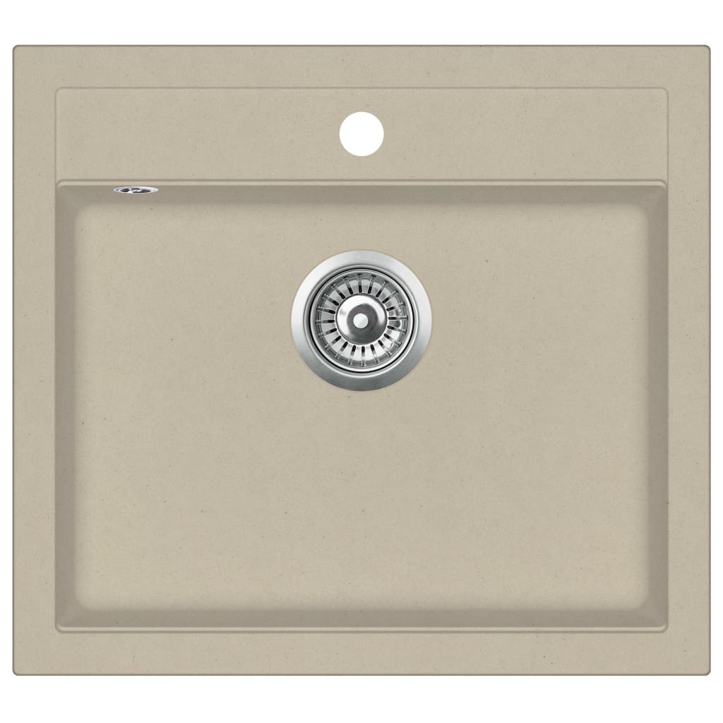 Fregadero de cocina de un seno 56,5 x 51