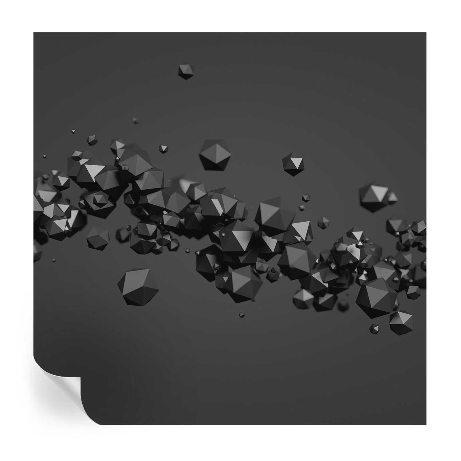 Papel pintado para paredes bultos negros 250x250 tulup