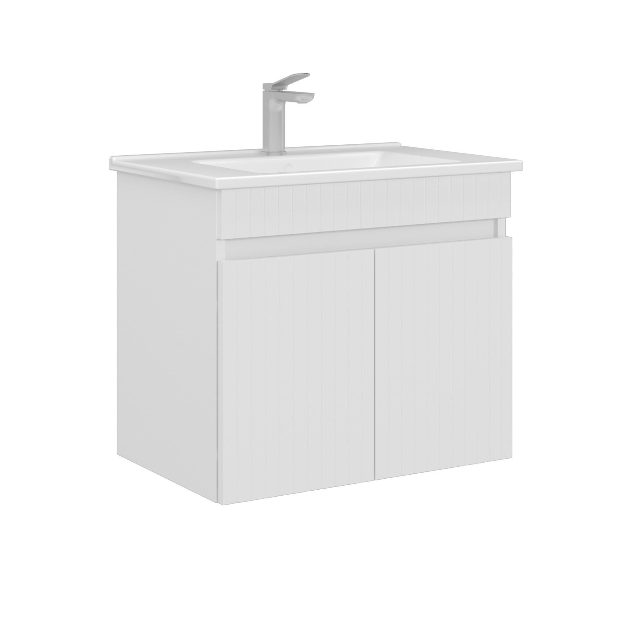 Mueble para lavabo <<tivoli 65>> - 65 x 45 x 57 cm - blanco mate