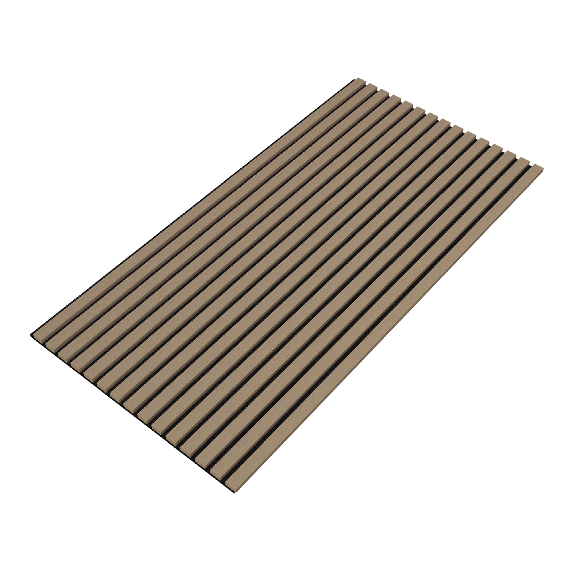 Set 8 paneles acústicos vang mdf 120×60×2 cm (5,76 m²) - nogal claro