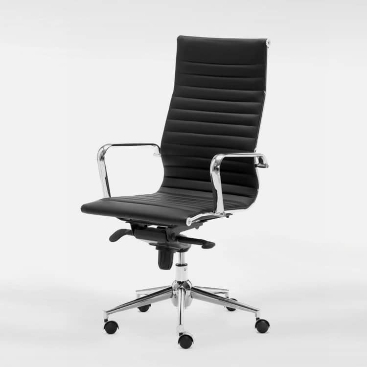 Silla ergonómica euromof londres | high black edition ejecutiva