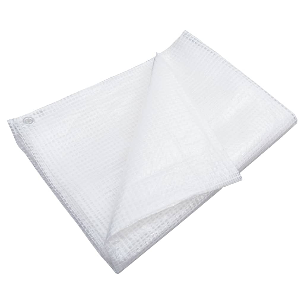 vidaXL lona de gasa de vuelta blanco 140 g/m² 6x10 m