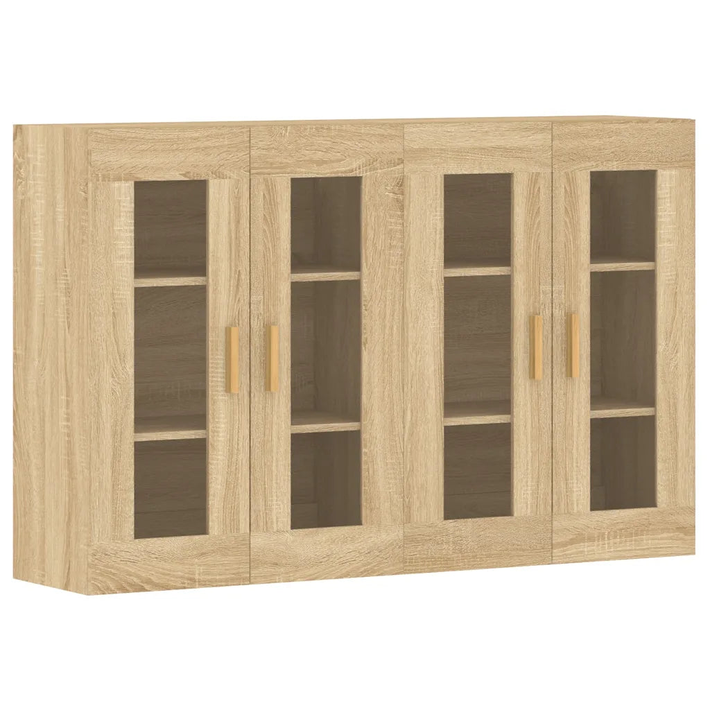 Conjunto de 2 armarios de almacenamiento de pared 69,5