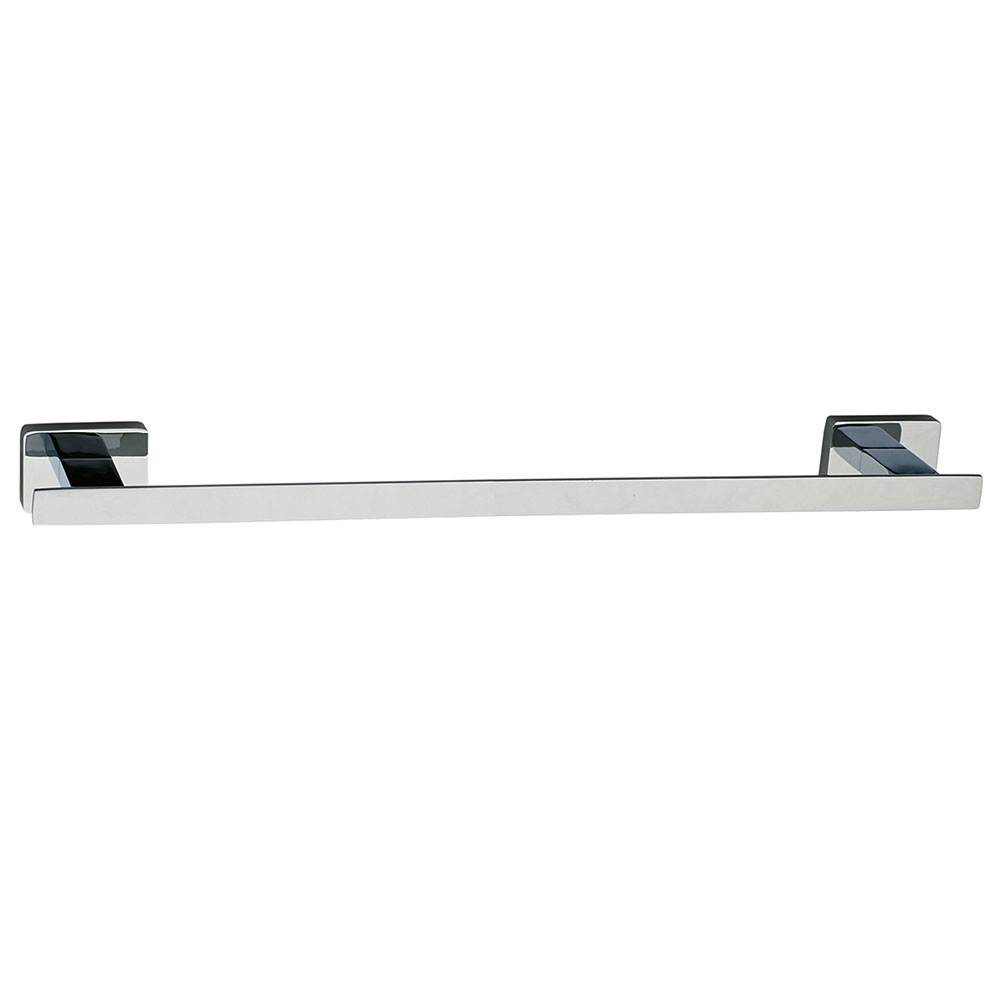 Kibath toallero de barra sierra de 30 cm cromo brillo de acero inoxidable