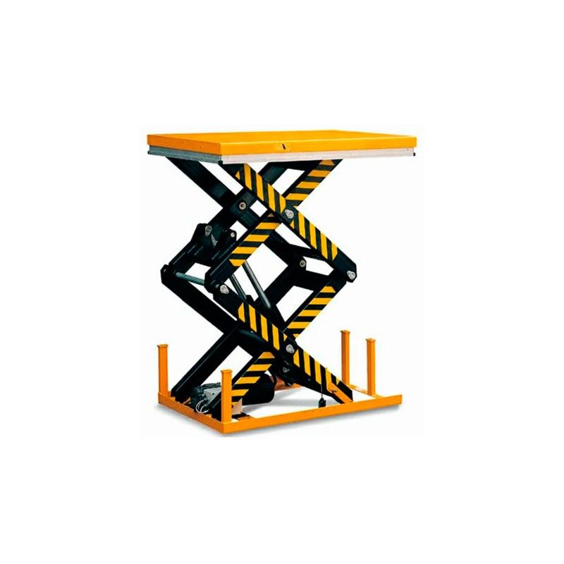 Mesa elevadora eléctrica 2000kg a 1780mm de 1300x820mm(doble tijera)TYMBIA