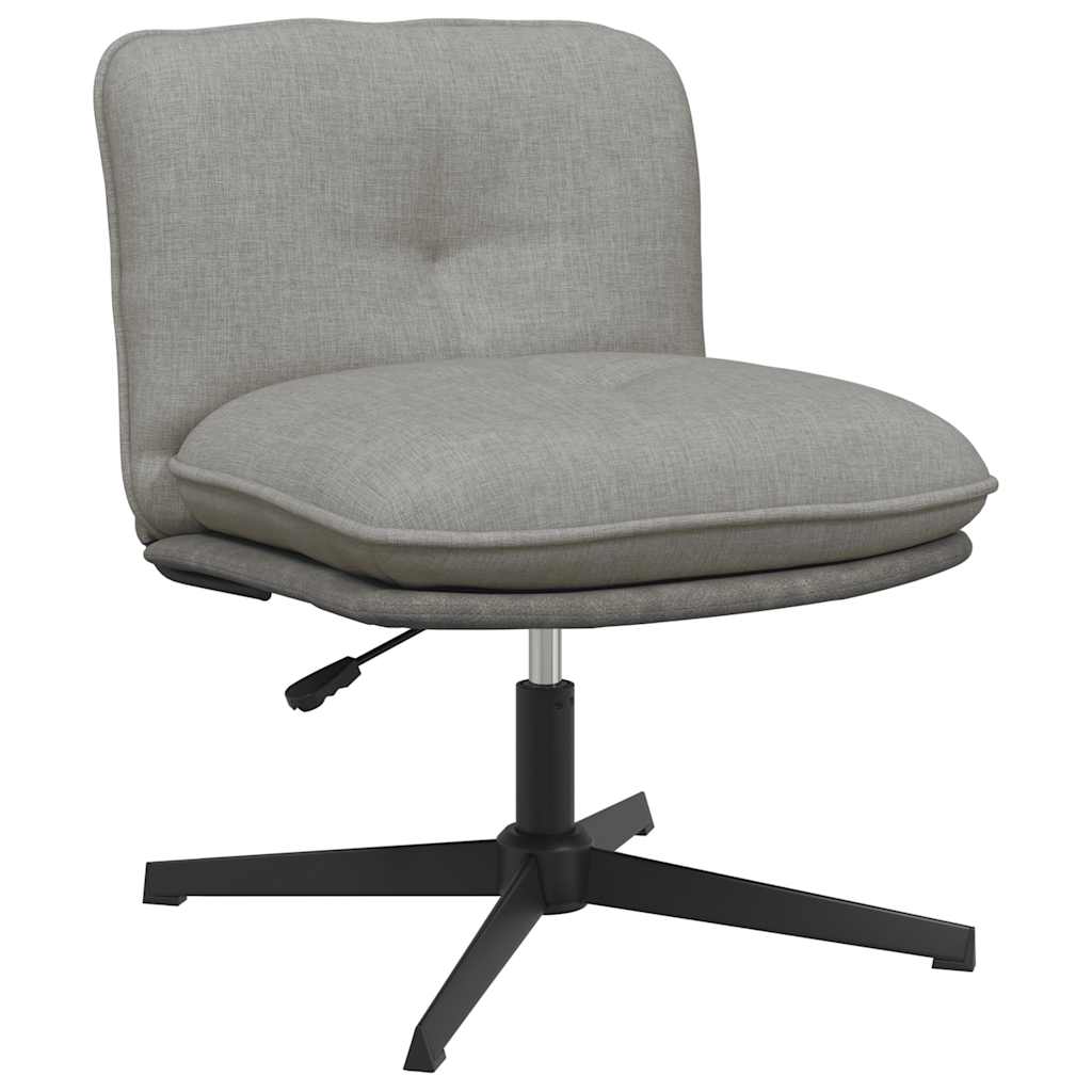 Silla de oficina giratoria de tela gris claro oif687159