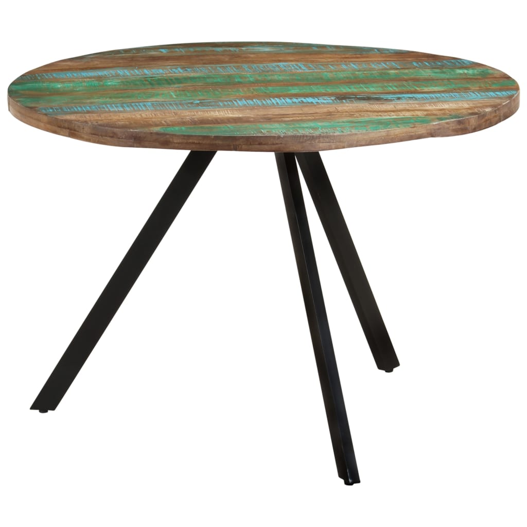 Mesa de comedor madera maciza reciclada 110x75 cm oif121106