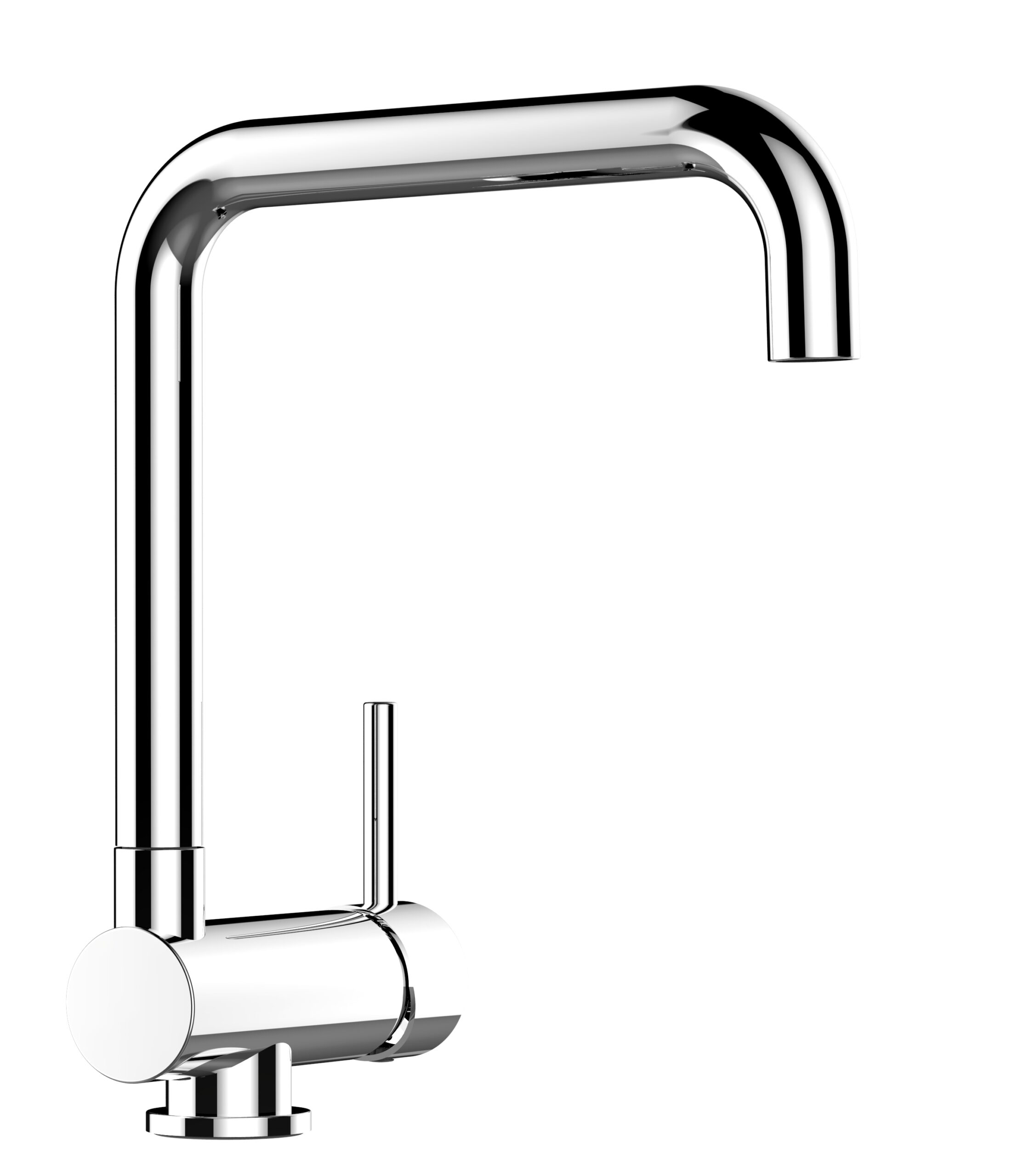 Grifo cocina abatible 6cm cromado caño giratorio