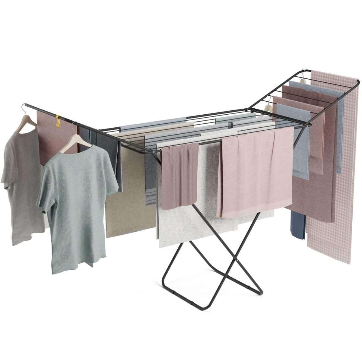 Newlux tendedero plegable stand v20 19m negro