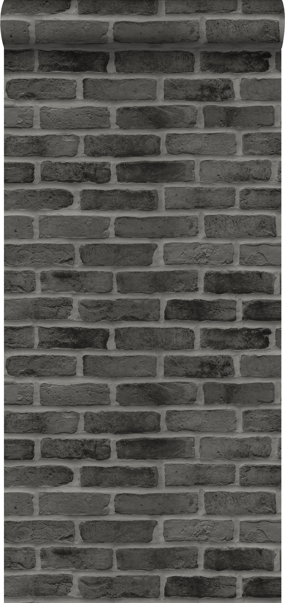 Walls4you papel pintado piedra gris oscuro - 53 cm x 10.05 m - 935326