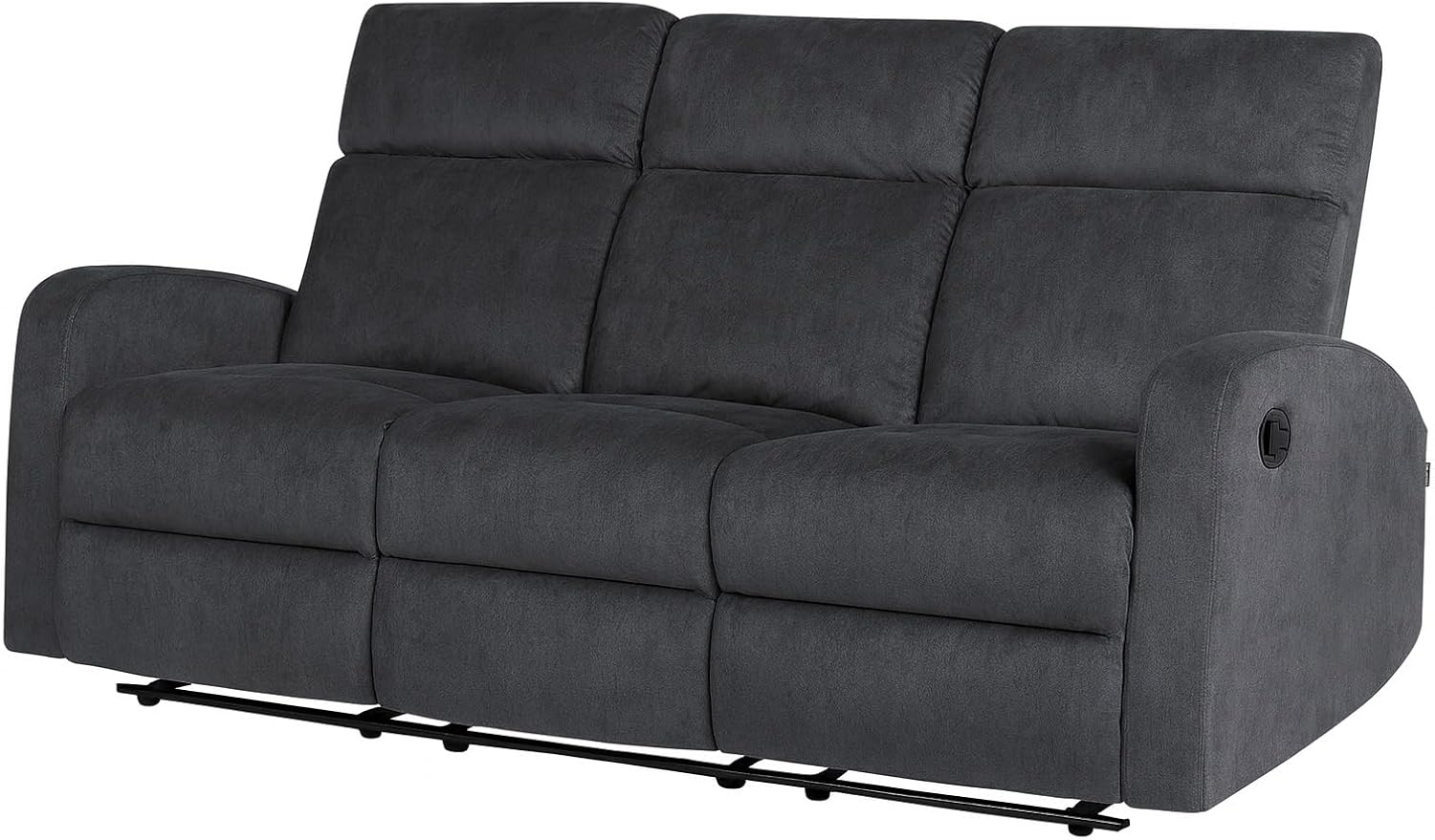 Dupi sillón sofá soft relax reclinable | gris | 3 plazas