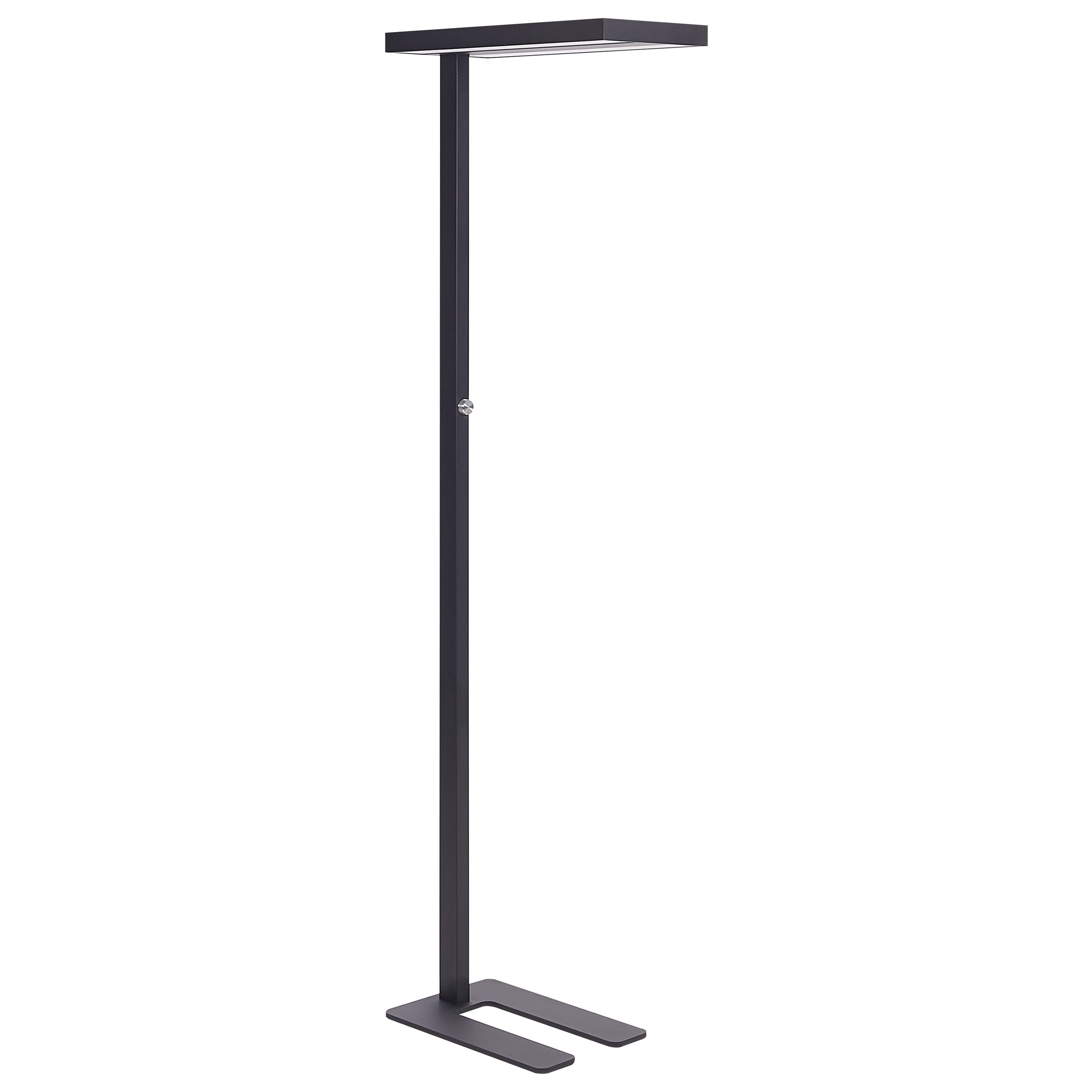 Lámpara LED de pie taurus con regulador de intensidad metal negro