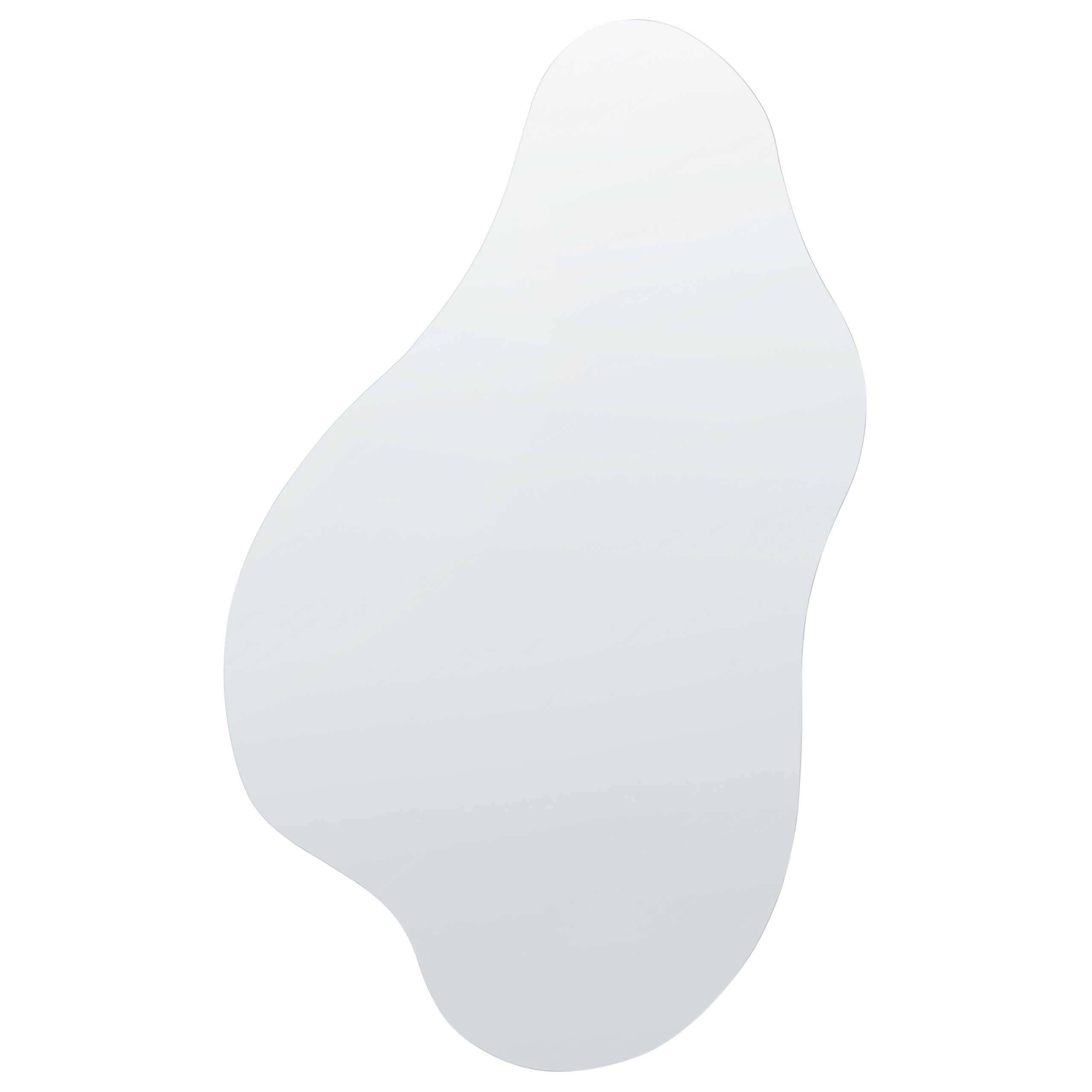 Espejo de pared herry 46 cm 76 cm plateado