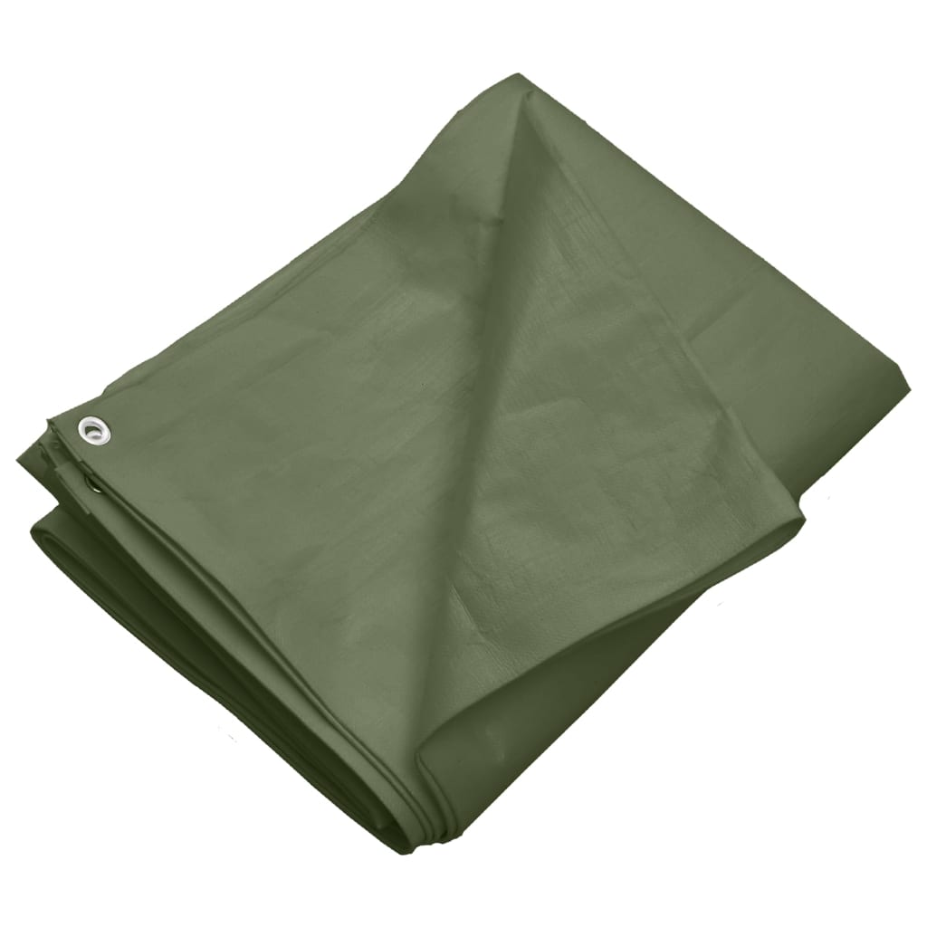 vidaXL lona hdpe verde 260 g/m² 2x3 m