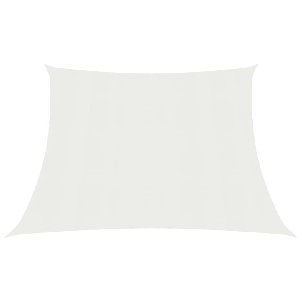 Vela de sombra/parasol 160 g/m² blanco 4/5 x 3