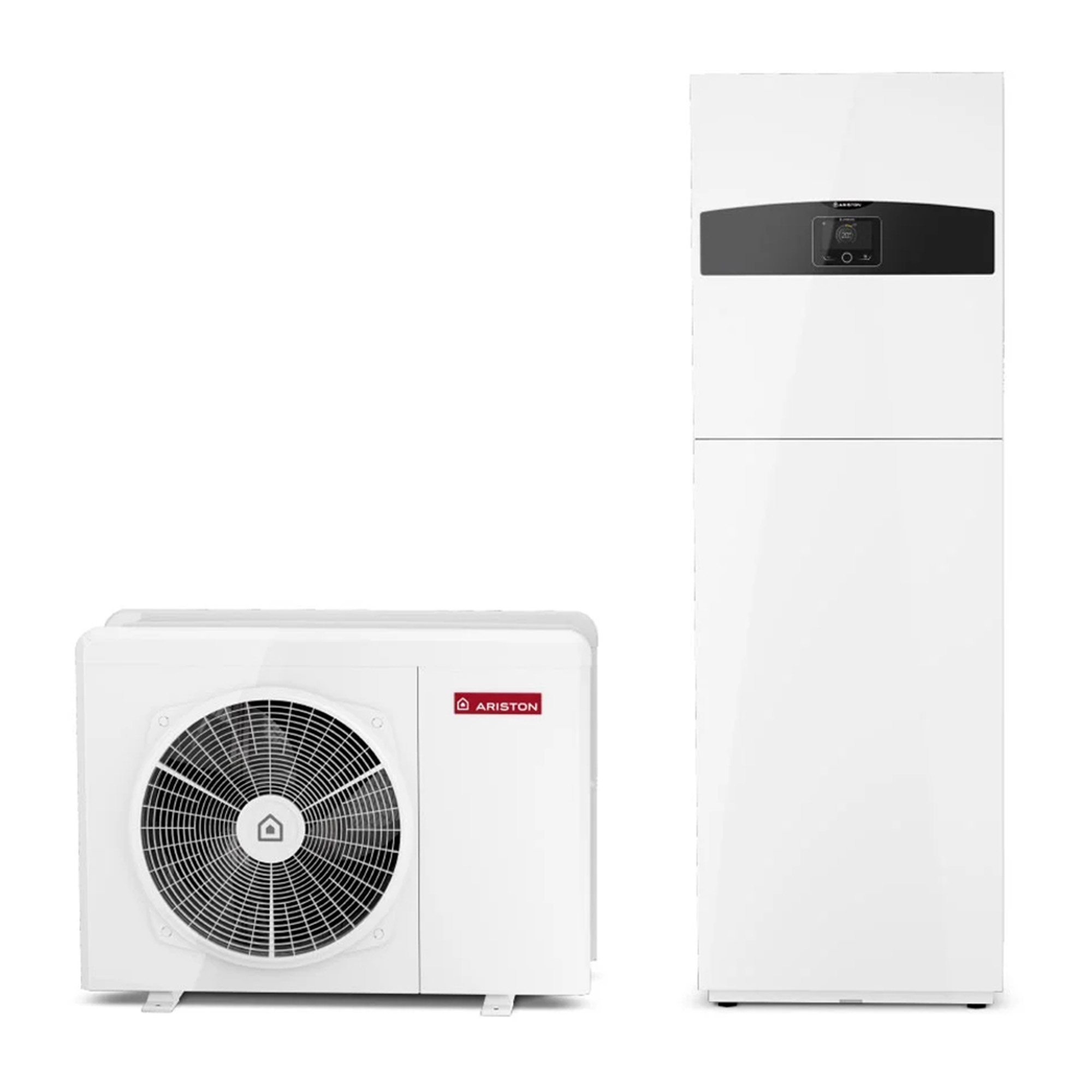 Bomba de calor conectada aire / agua monobloque nimbus compact m con radiad