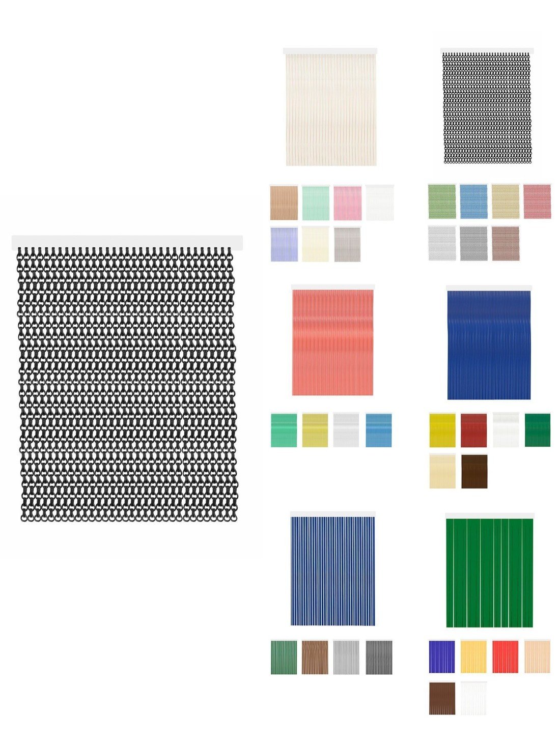 130 x 240 cm | krismar - negra | cortinas de exterior impermeables – cort