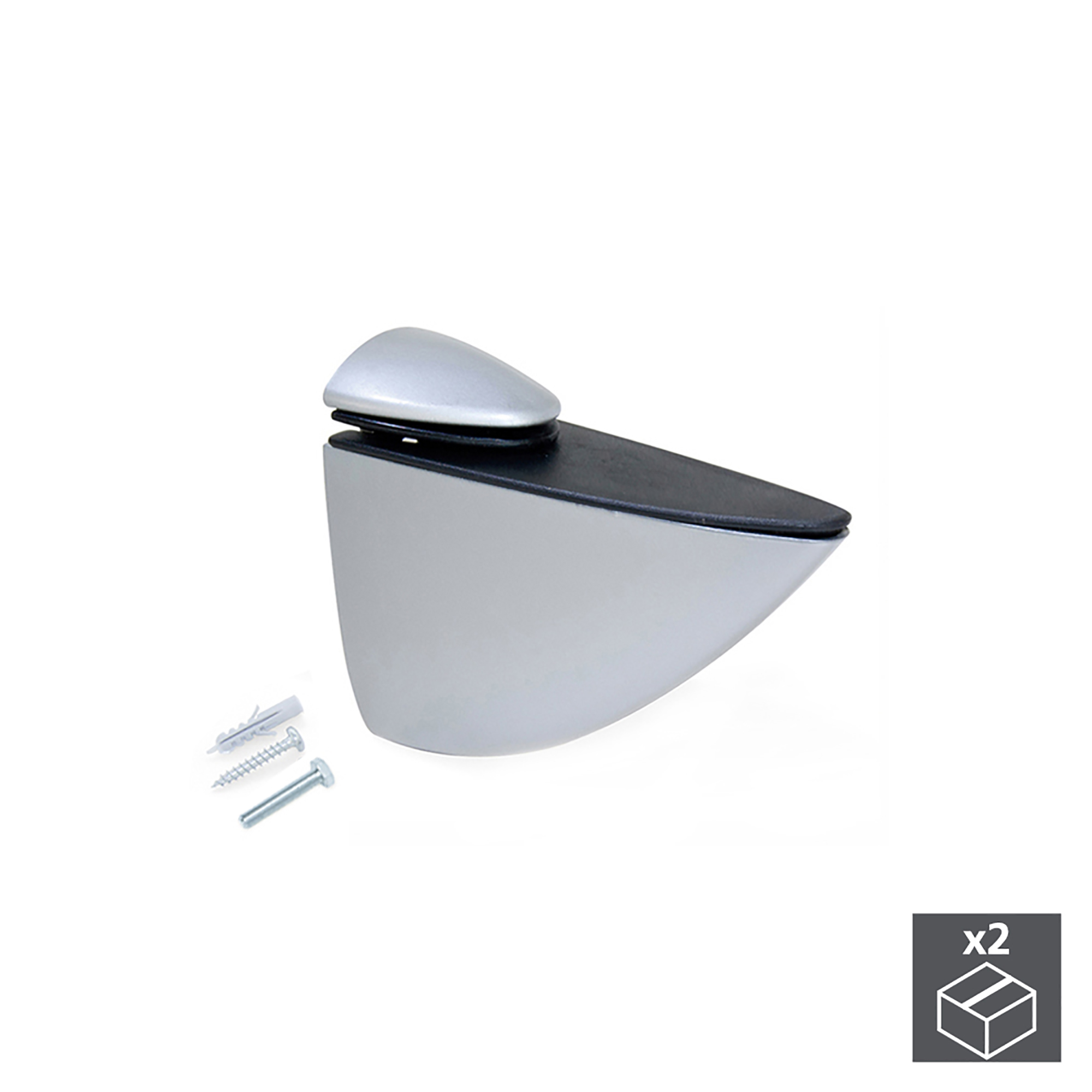 Soporte pelícano para estante de madera o