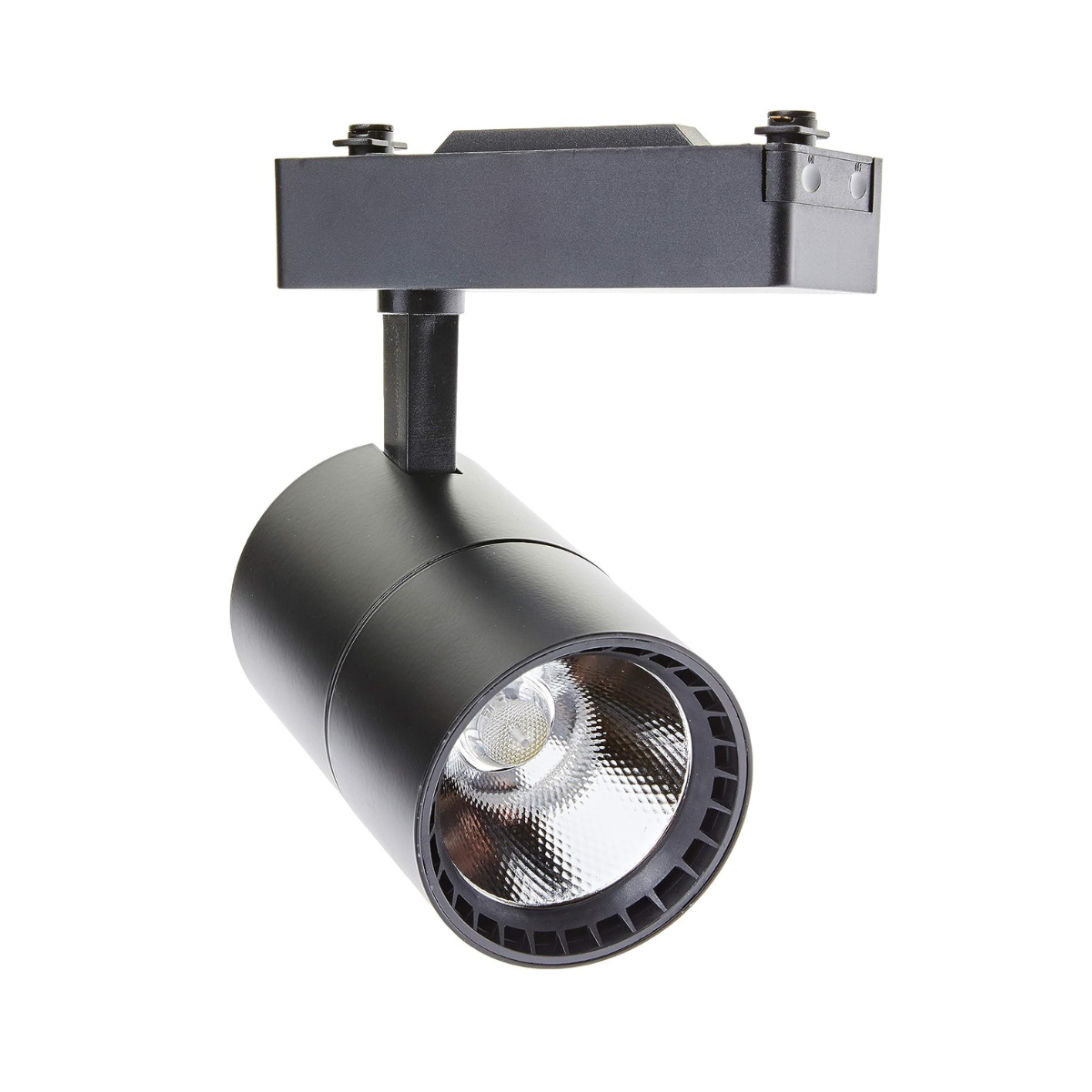 Foco LED carril 40w, luz fria 6000k, 2700 lm, 220v monofásico, negro