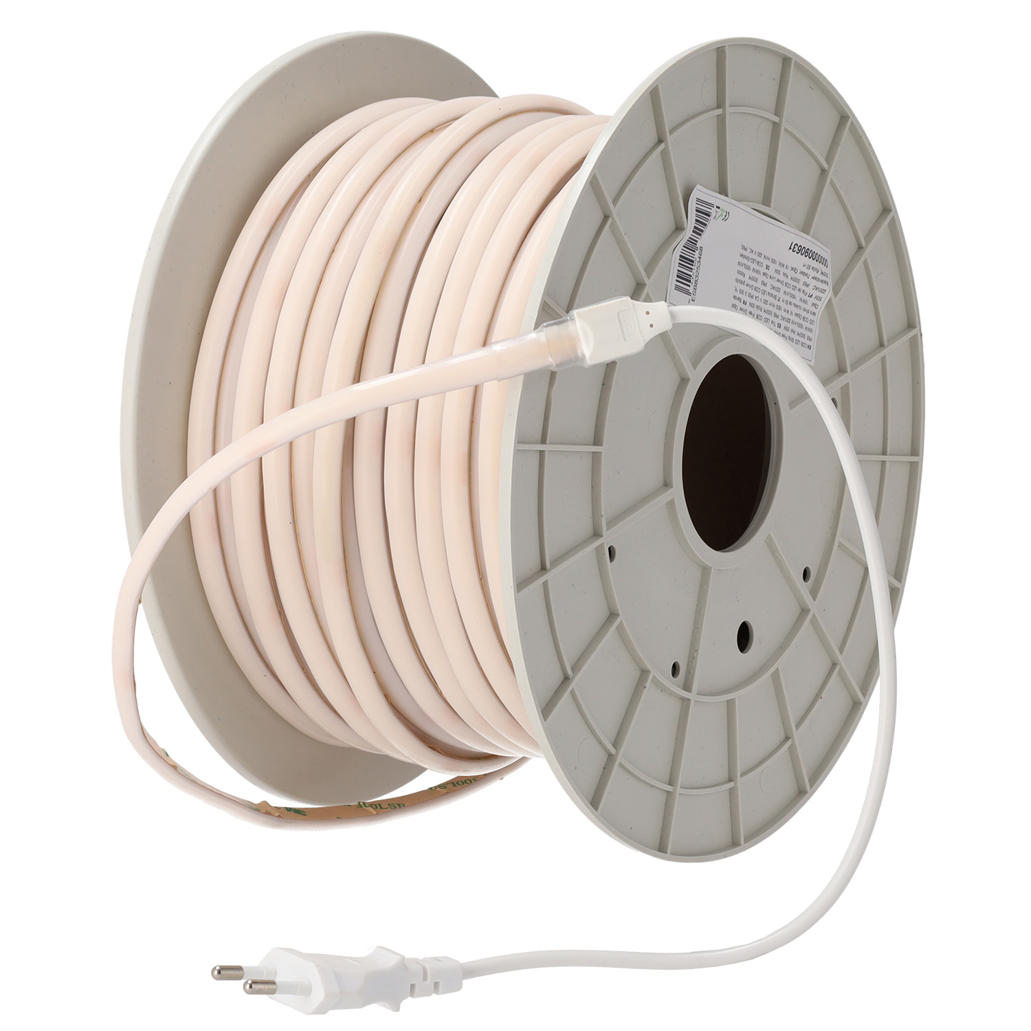 Tira de LED cob driver free opal 16w/m 1600lm/m 220vac ip65 4000ºk rollo 5
