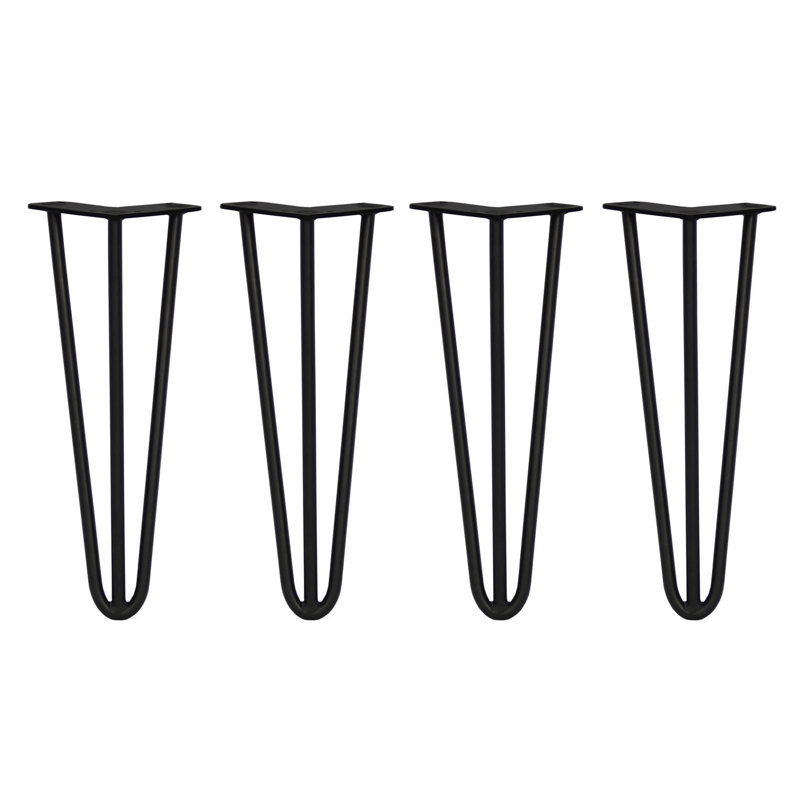 4 patas de horquilla skiski legs 35,5cm acero 3 dientes 12mm
