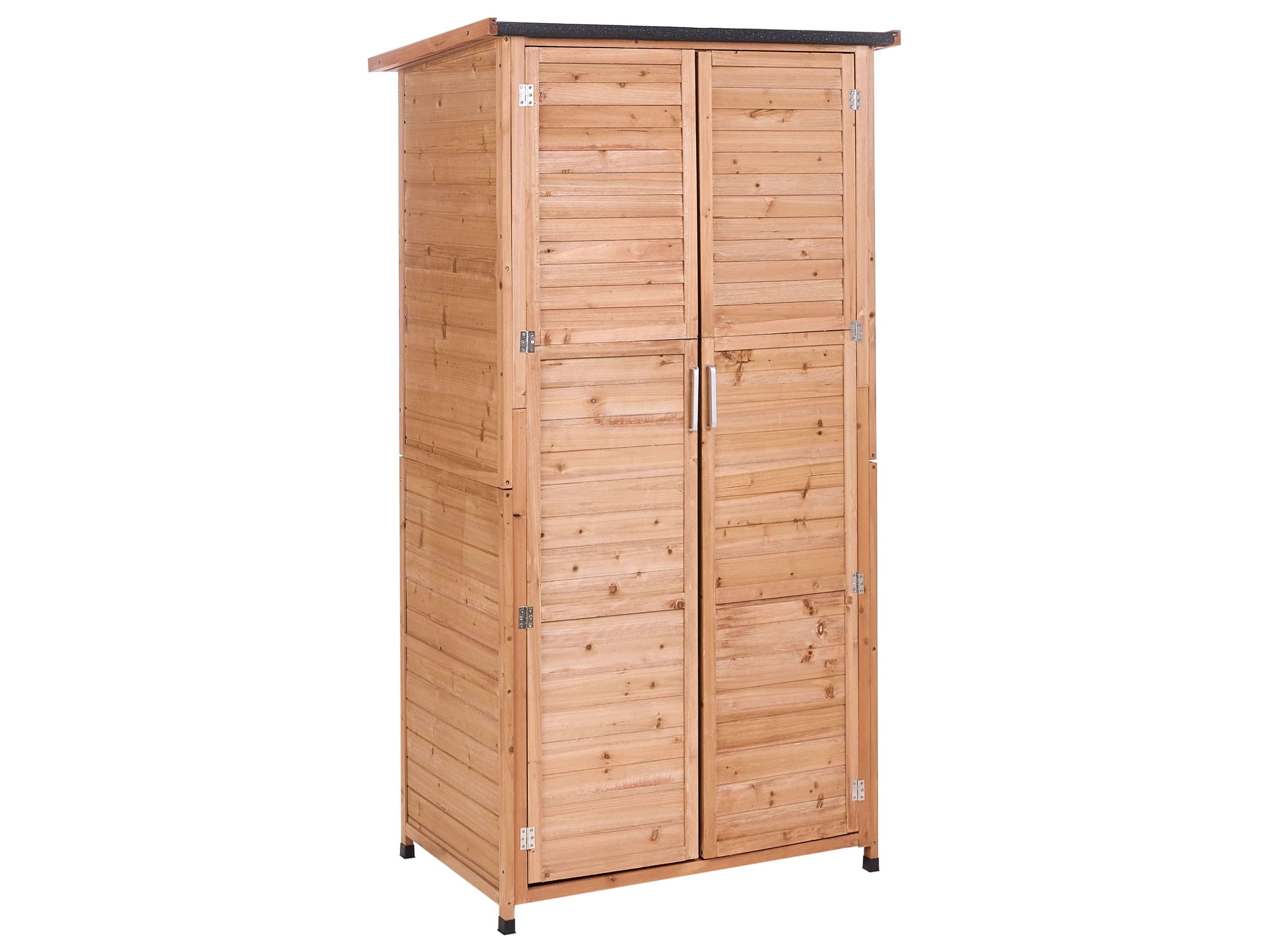 Armario para herramientas arsego 96 cm 67 cm madera de abeto marrón claro