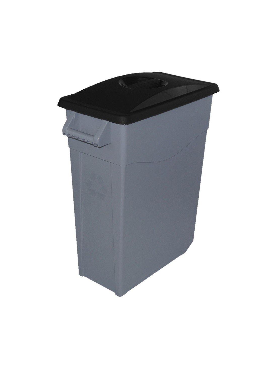 65 l - tapa cerrada | negro | contenedor de basura denox 65, 85 y 110 - d