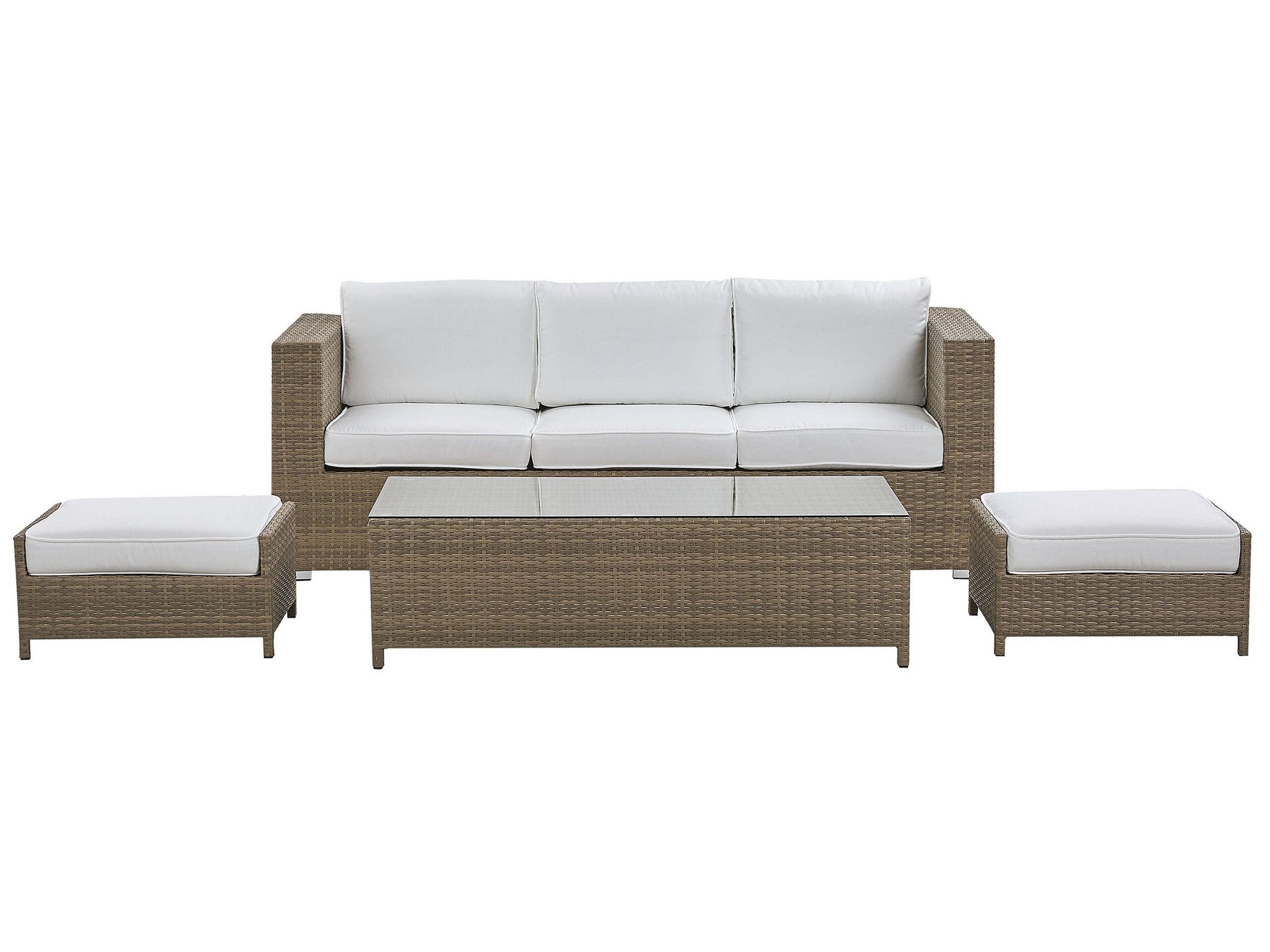 Conjunto de jardín blanco belluno