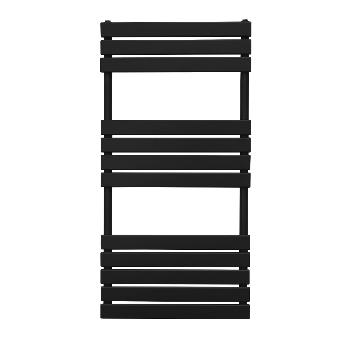 Radiadores toalleros de panel plano – 1200mm x 600mm – negro