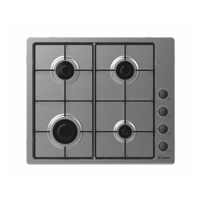 Placa - candy chw6lbx - gas - 4 fuegos - encendido integrado - seguridad de