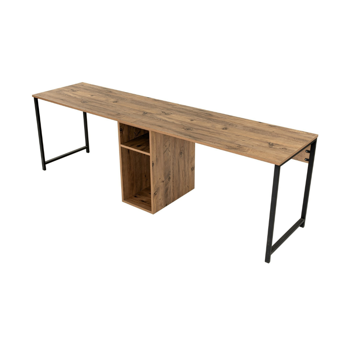 Escritorio doble l240 cm - gris marengo - twin