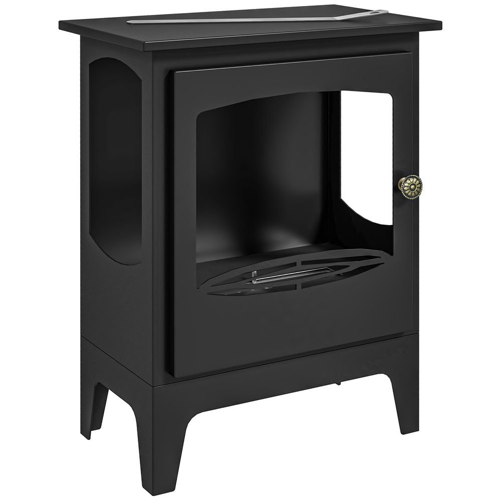 Chimenea de etanol 39x26x54 cm acero, acero inoxidable Homcom