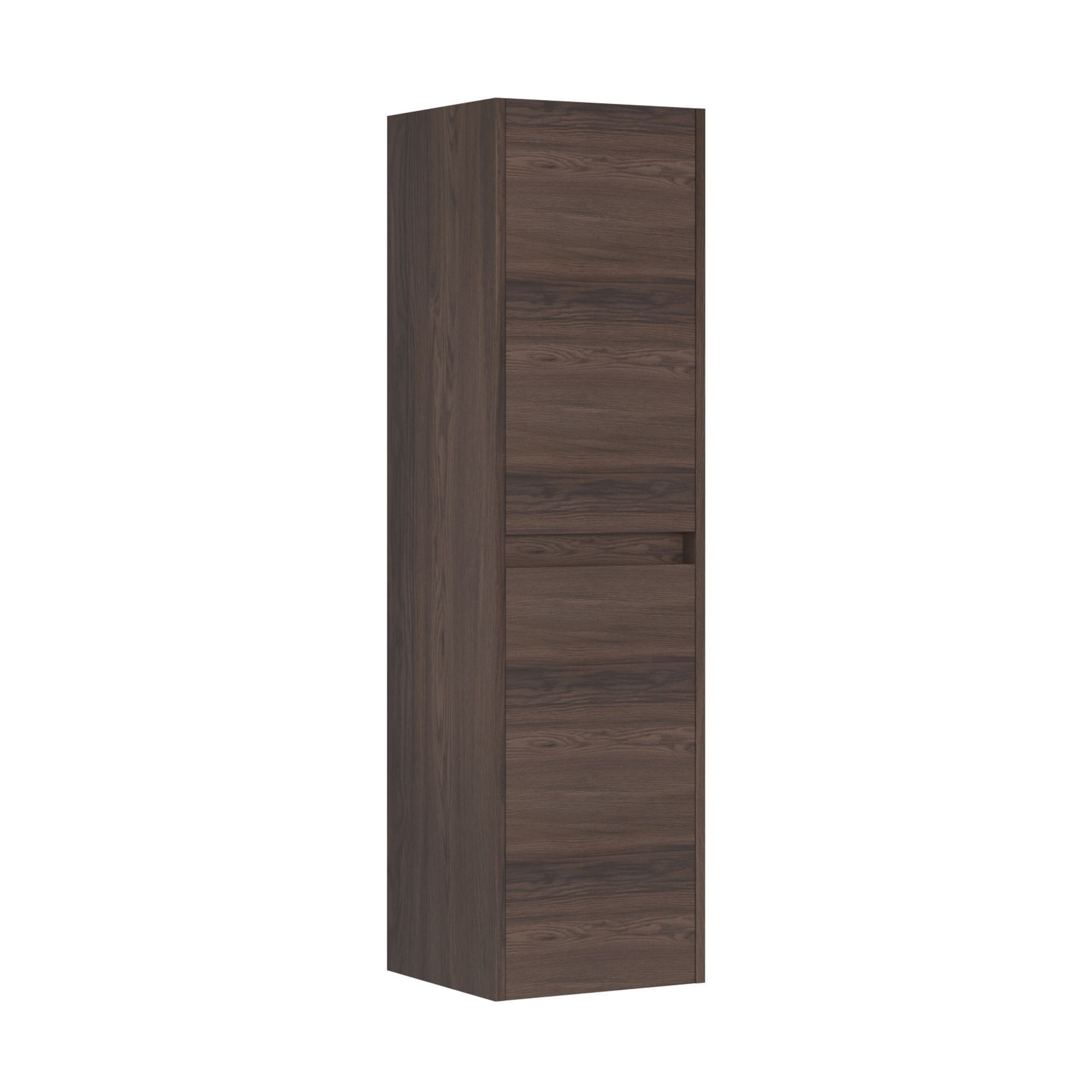 Mueble de baño <<side 40>> - 40 x 27 x 138 cm - nogal oscuro