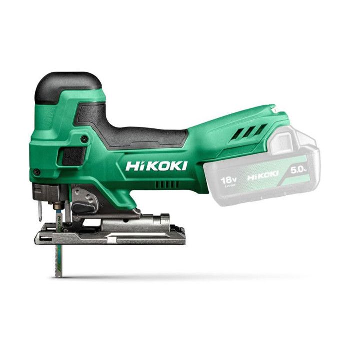 Sierra de calar 18v mango hongo (solo) en hitcase - hikoki cj18dbw2z