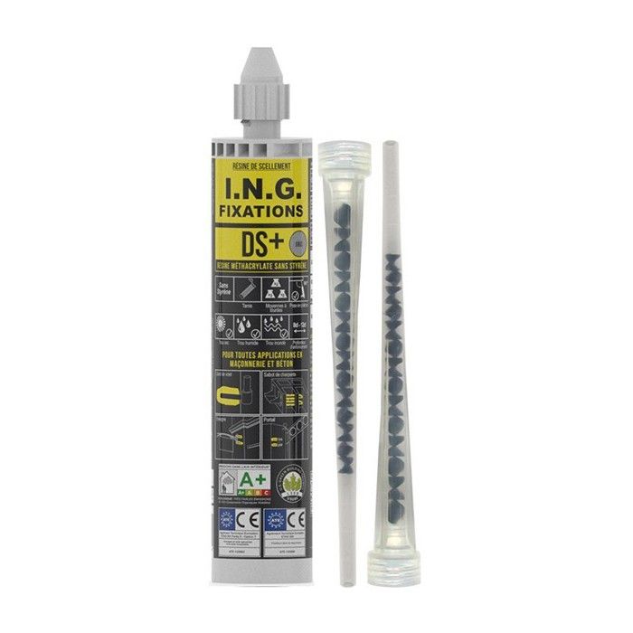Cartucho de resina sellante de metacrilato ds+ ing fijaciones - 300 ml - gr