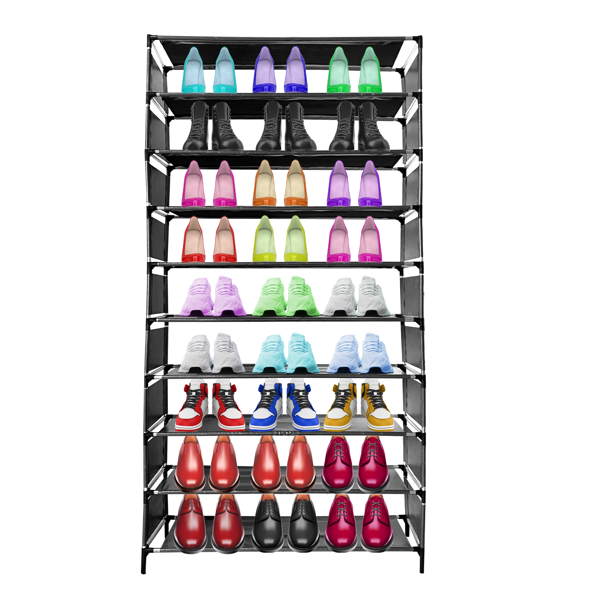 Zapatero tela nyana home hasta 36 pares 160x90x27cm, 9 baldas